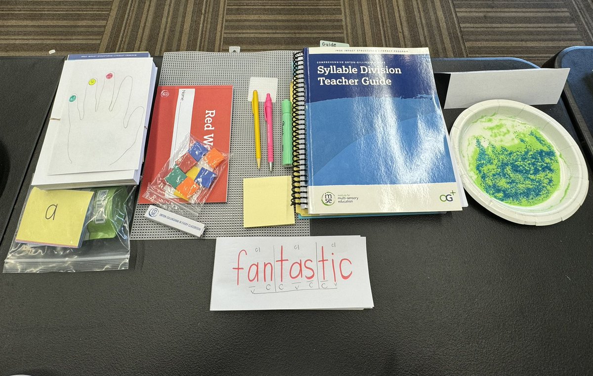 Day 4 is fantastic! Having fun with syllable division! 🤓 <a href="/IMSEOG/">Institute for Multi-Sensory Education</a> <a href="/SycamoreSchools/">Sycamore Schools</a>