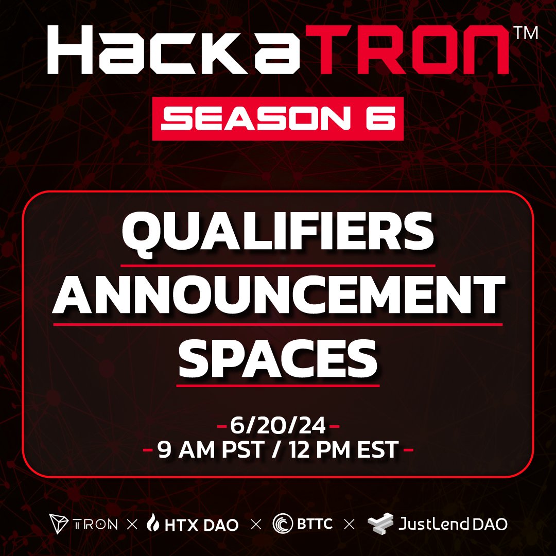 trondao's tweet image. Just a reminder to tune in for our #HackaTRON spaces!

⏰6/20 - 9am PST / 12pm EST   

Tune in here: