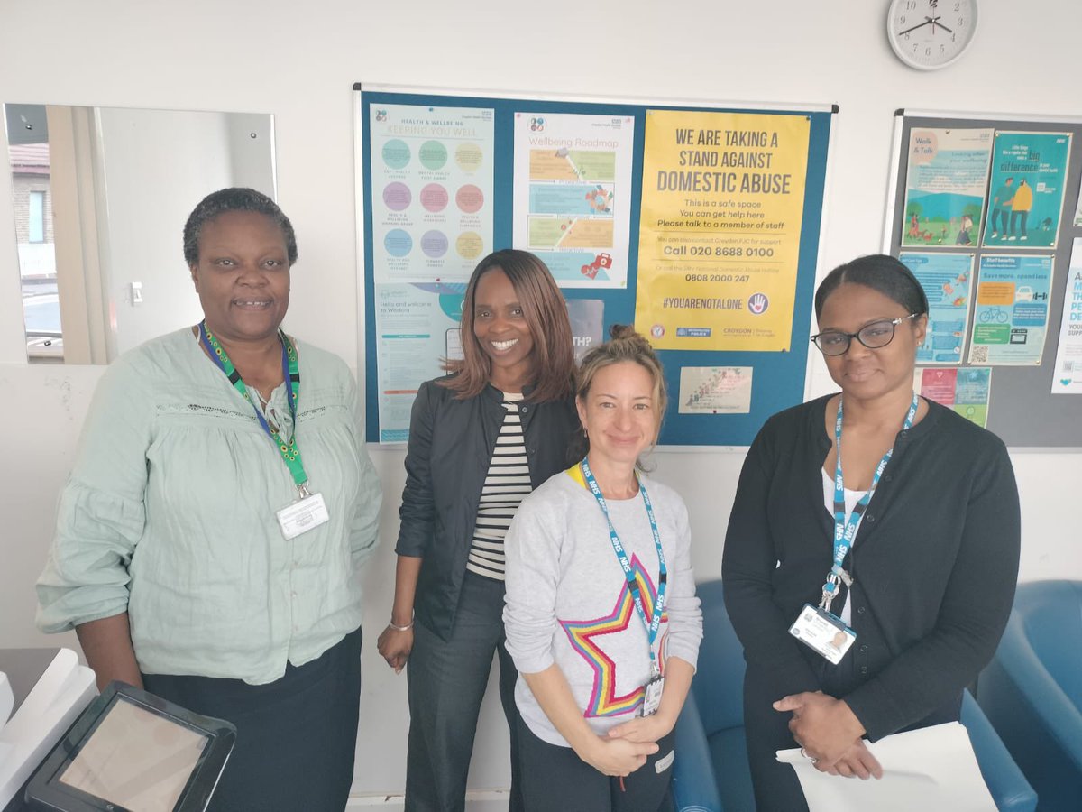 CHS_Chair's tweet photo. @croydonhealth fabulous Occupational Health team. Thank you for protecting, promoting and enhancing the physical and mental health of CHS staff https://t.co/OlnxeL7FI5