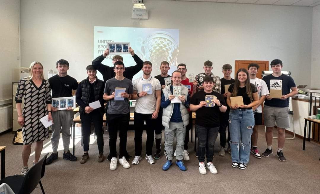 SportUHIMoray's tweet photo. What an awesome ending to a fantastic year 😁 So very proud of all our students &amp; their achievements. Sports students awards followed by a big game of dodgeball in the hall. Many congratulations to each &amp; every one of you, especially our award winners 🏀⚽️🏆🏋 🌟 ❤️ https://t.co/T75Jr9bof4