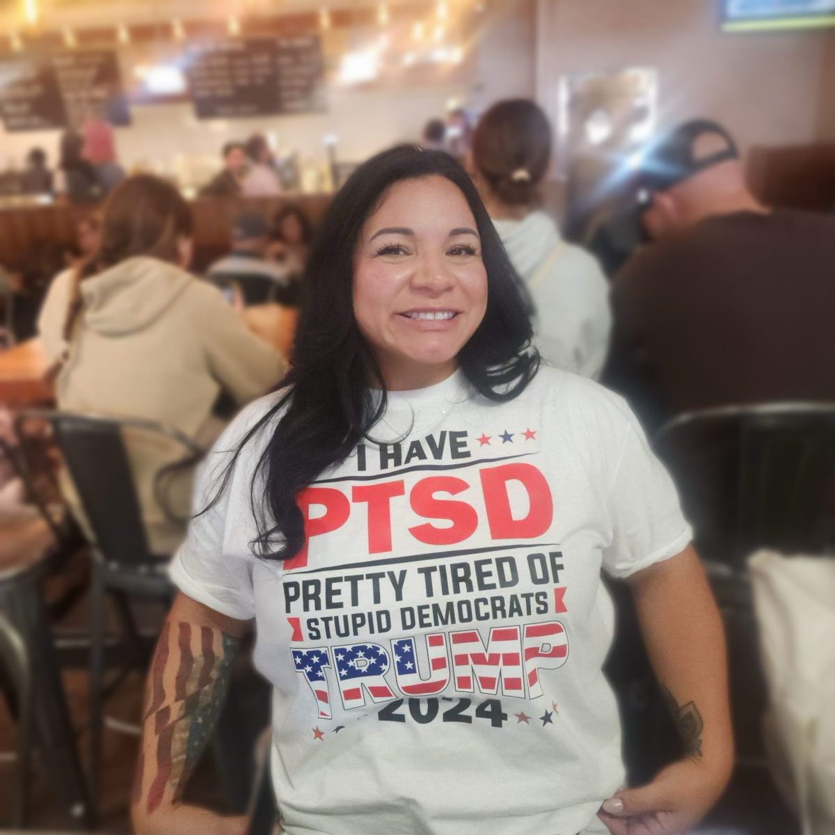 Jnet_margarita's tweet image. This shirt is a hit at the airport and on the plane ✈️ 

Tons of fist pumps and people stoping me to let me know they like my shirt 🌵☀️🇺🇸 

#Trump2024 #Veterans4Trump #VeteransForTrump
