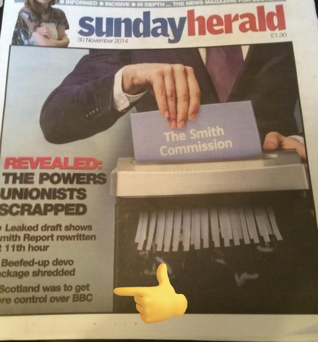 pjwoodside's tweet photo. Under the #SmithCommission Scotland was to get control over broadcasting but unionists Lab/Tory/Libdems scrapped it along with the beefed-up Devomax package last minute which was promised for a no vote #indyref2 #VoteSNP #ForScotland #SNPGE24 #YouYesYet
https://t.co/emt79FWzIE https://t.co/eFzPAZLtC5
