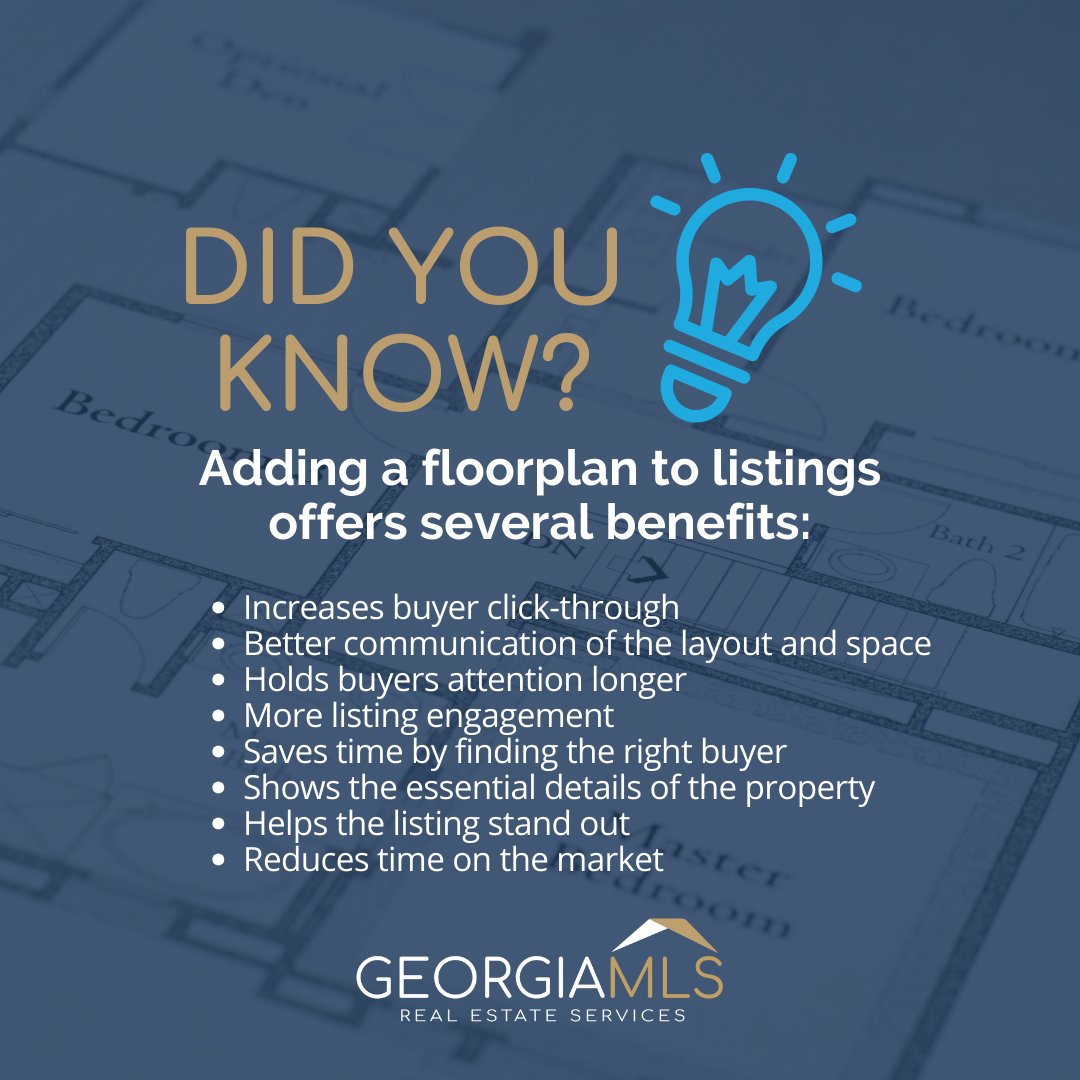 gamls's tweet photo. No listing is truly complete without a great floor plan! Learn more about creating listings from your phone with CubiCasa and get started here: https://t.co/64MytjCLFn

#GeorgiaMLS #GAMLS  #REtech #RealEstateAdvice #RealEstateTech #RealEstateTips https://t.co/DGEiQsUFAL