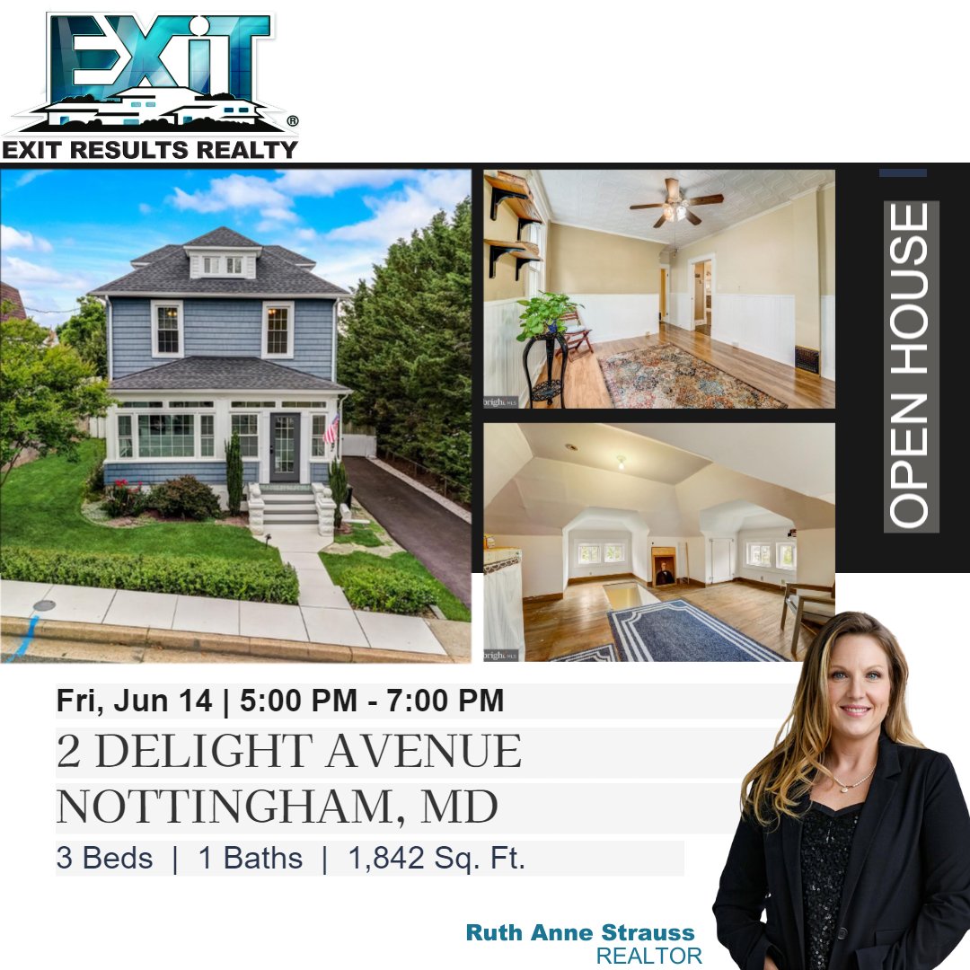 ExitResults's tweet photo. Catch us out and about this weekend at these Open Houses! 

#openhouse #marylandopenhouse #exitresultsrealty #baltimorerealestate #marylandrealestate #loveEXIT #nottinghammd #baltimore #severnaparkmd #haveleads #needclosers https://t.co/tm65r1FYik
