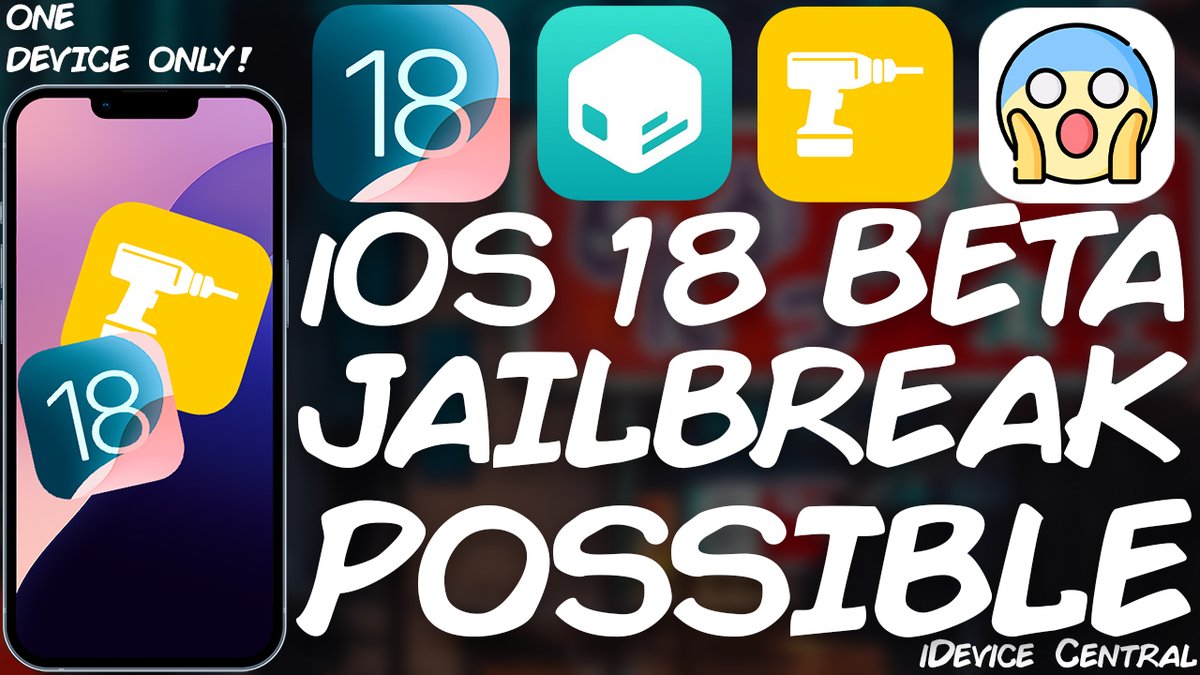 FCE365's tweet photo. You CAN JAILBREAK iOS 18 / iPadOS 18 On Exactly ONE Device! 

⚠️ NEW VIDEO: https://t.co/ecWx1s30Uc

Yes, one single device survived the iOS 18 killing, making it the best device to purchase if you can find it for cheap as you'd have both a jailbreak and iOS 18. I can't believe Apple let this happen but boy am I glad. #jailbreak #ios