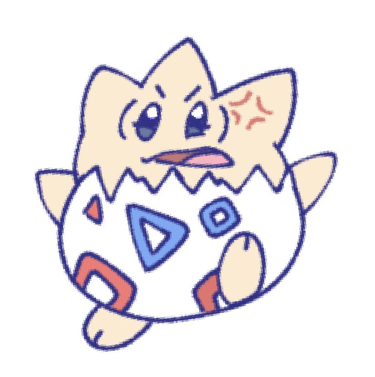 alcremiebunny's tweet photo. i delivered!  here is a really angry togepi and her mother https://t.co/q2hcIzie8R