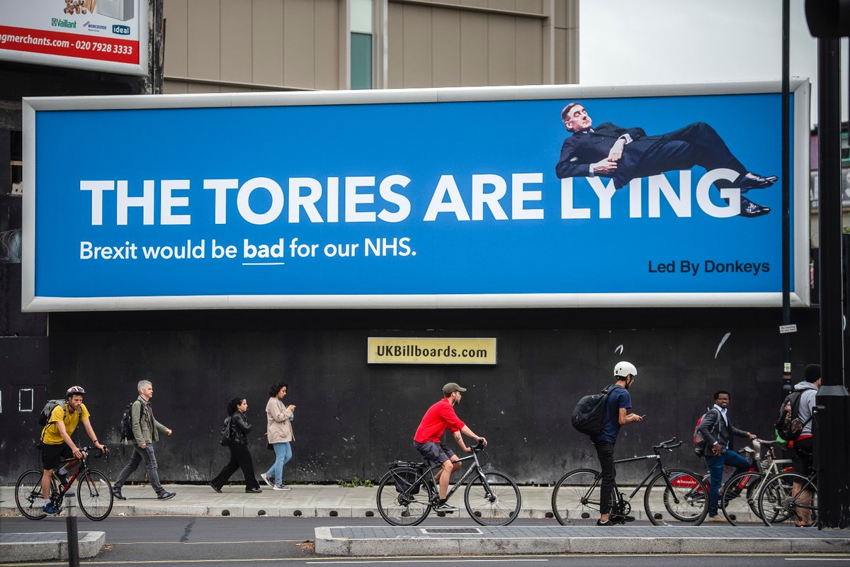 ByDonkeys's tweet image. There’s also a limited edition (1K copies) in a fancy case where you get a piece of Rees-Mogg (well, a section of this 2019 billboard) as well as a 33% bigger book &amp;amp; a high-quality print of Johnson “Liar” projection on parliament. All royalties to the project. Buy here:…