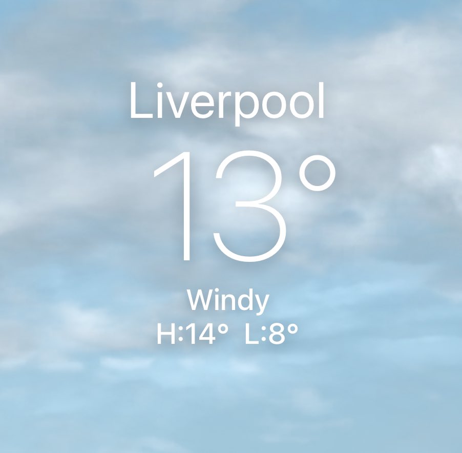 tswifterastour's tweet photo. 🚨| Taylor Swift has adjusted the temperature in Liverpool to 13℃ in honor of the 100th show of 'The Eras Tour' tonight! #LiverpoolTSTheErasTour https://t.co/tZ4LjxUsAe