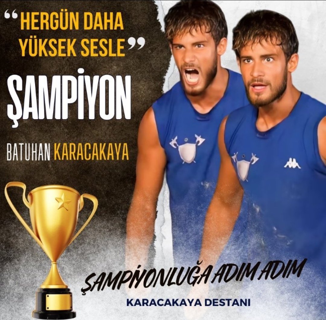 Survivor tarihinin en hak edilmiş şampiyonluğu geliyor 👑🏆
#BatuhanKaracakaya 
#Survivorallstar2024 
#Survivor2024allstar