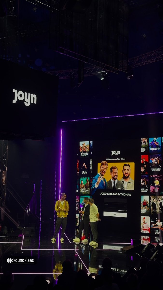 Sophifei's tweet image. Joko und Klaas bei den #screenforcedays 😍