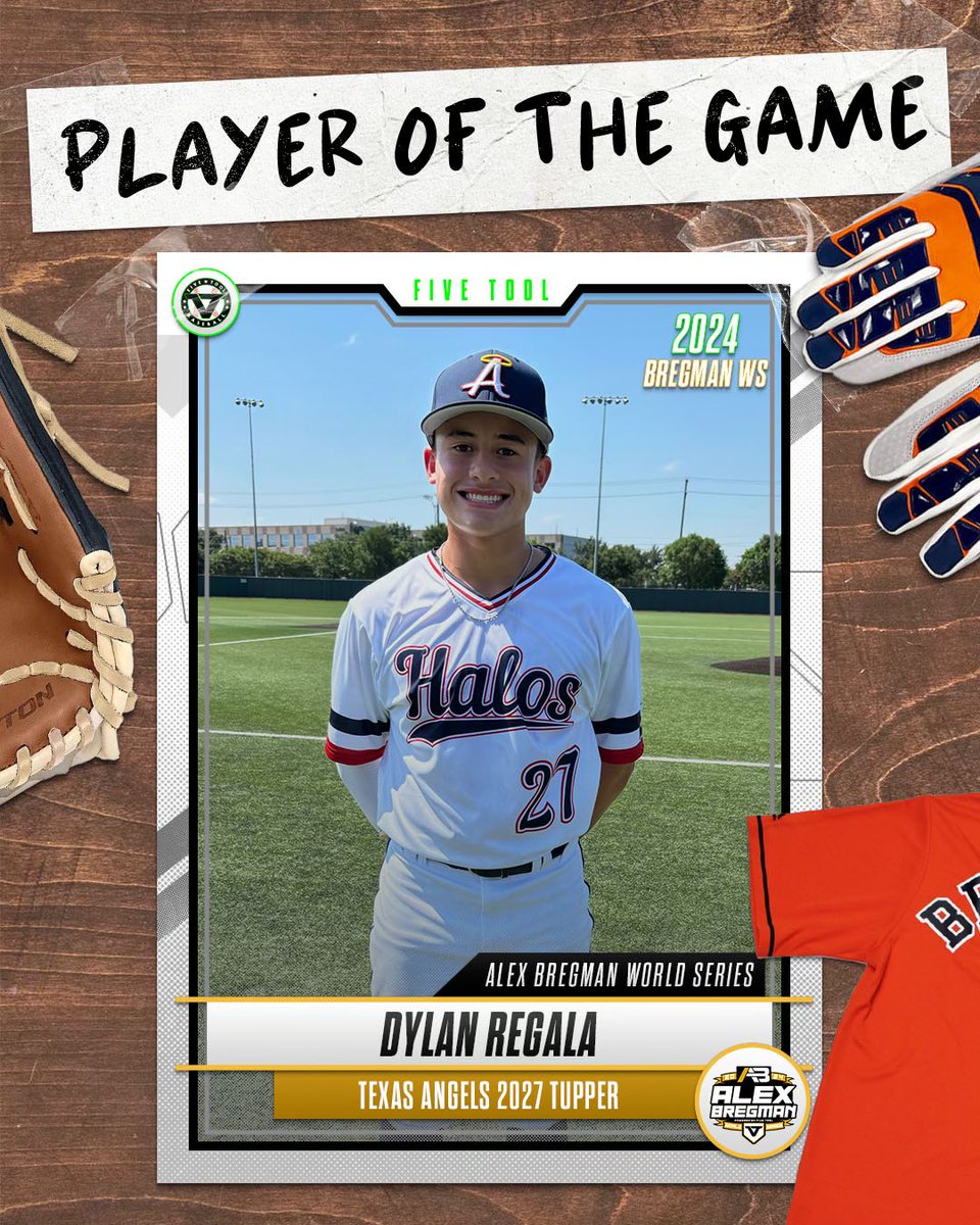 #BregmanWS F: <a href="/TxAngelsBB/">Texas Angels Baseball</a> 2027 Tupper 6, Prime 27:17 National 2027 2
PoG: Dylan Regala 1-3, 2B, 3 RBI