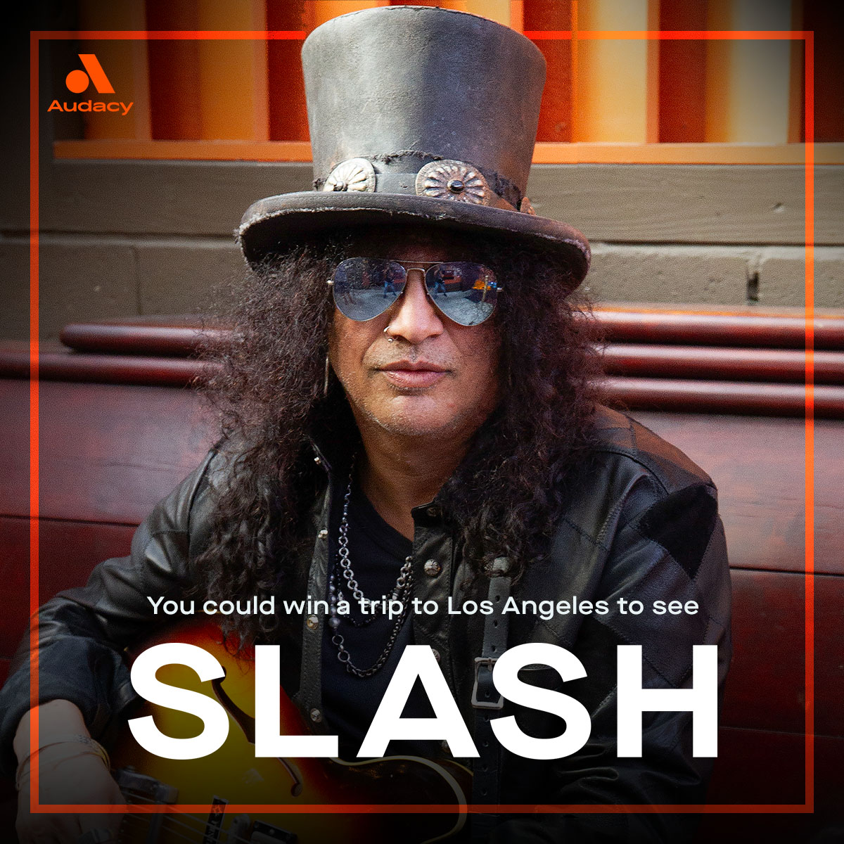 Enter for your chance to win a trip to see Slash at the Greek Theatre in Los Angeles, including roundtrip airfare, a 2-night hotel stay, a pair of tickets, access to the soundcheck, and an autographed Gibson guitar, thanks to Gibson Records! bit.ly/3KGiK4o