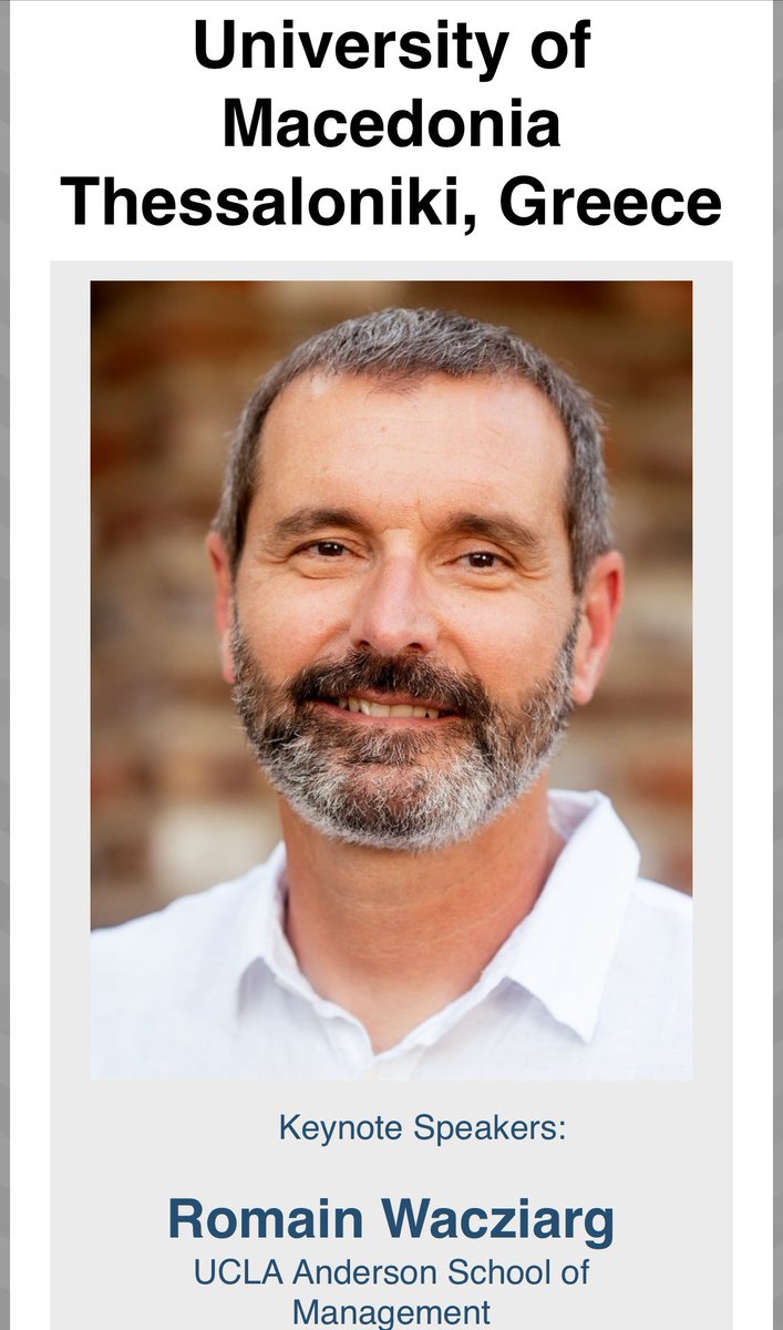 **FINAL CALL FOR PAPERS**

ASREC Europe
20-21 September 2024
University of Macedonia
Thessaloniki, Greece

Keynote: Romain Wacziarg

Submission deadline: 15 June 2024 (this Saturday!)

It should be an amazing event. Join us in Greece!

Submit your paper: docs.google.com/forms/d/e/1FAI…