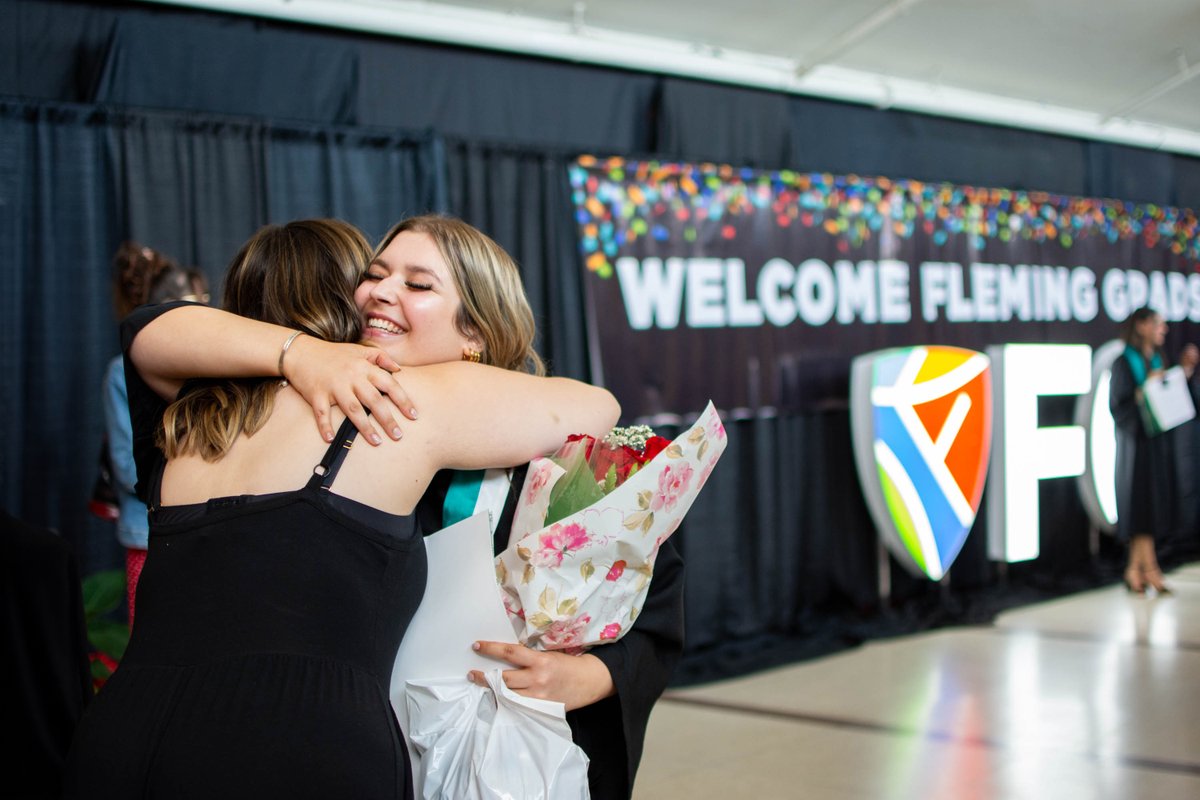 FlemingCollege's tweet photo. Congratulations to the Fleming College Class of 2024!
We are immensely proud of every graduate from across our campuses who came together this week to celebrate their achievements at Convocation!
Here's to your continued success!
#FlemingGrad #ApplyYourselfHERE https://t.co/VrjLIAzxU5