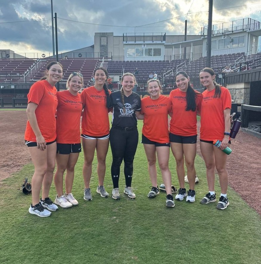 Anna Jane (AJ) Jarzab (@annajanejarzab) on Twitter photo I really enjoyed my time at the <a href="/HokiesSoftball/">Virginia Tech Softball</a> camp! Thank you to coach <a href="/VTechSBcoach/">Pete</a>, <a href="/michaellew10/">Mike Lewis</a>, <a href="/jjpower19/">Joshua Johnson, PhD</a>, <a href="/HuemulMata/">Huemul Mata</a>, and the Virginia Tech players that worked the camp! I really enjoyed my time at the <a href="/HokiesSoftball/">Virginia Tech Softball</a> camp! Thank you to coach <a href="/VTechSBcoach/">Pete</a>, <a href="/michaellew10/">Mike Lewis</a>, <a href="/jjpower19/">Joshua Johnson, PhD</a>, <a href="/HuemulMata/">Huemul Mata</a>, and the Virginia Tech players that worked the camp!