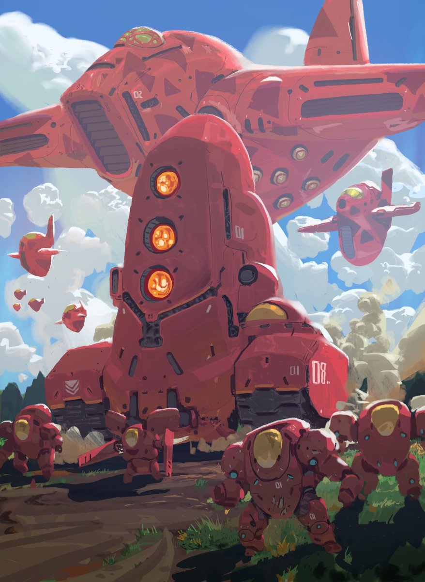 Heavy Deployment. Procreate paints from the ipad.