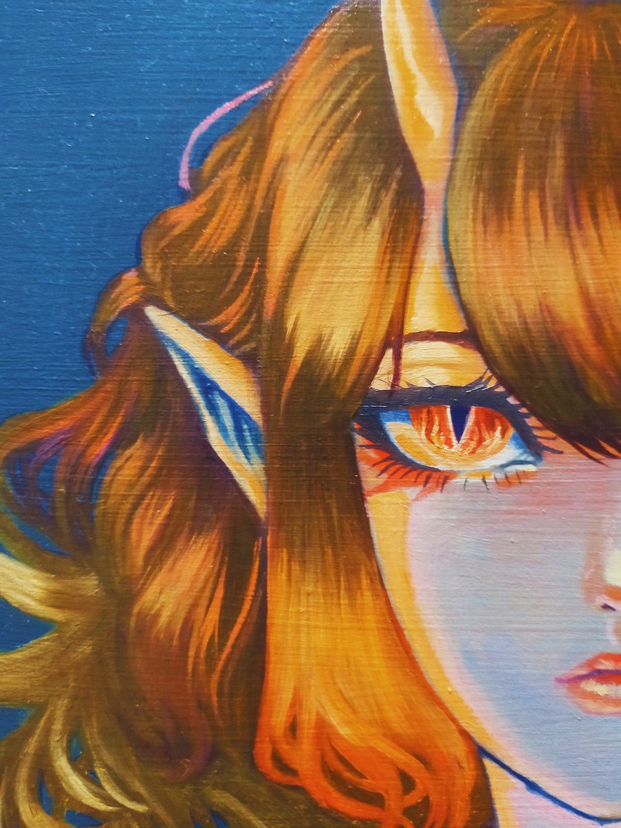 Thatcchi's tweet image. Here's a preview of what I'm painting ✨💖. I won't draw digital art until I finish this oil painting (it's my show of dedication because if I start drawing something else I'll lose my drive to finish this) so my apologies to those looking forward to something else. Anyway see y—