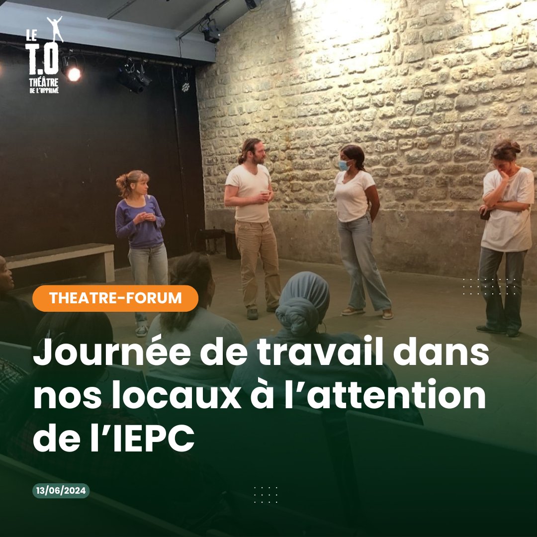ThOpprime's tweet photo. 🎭Aujourd’hui des comédiens de notre compagnie ont joué un théâtre-forum et dirigé divers ateliers à l’attention des futures assistantes à domicile en formation chez l'IEPC 🥰
 #theatre #theatredelopprime #theatreforum #paris12 #theatresocial #paris https://t.co/wEtkrJhCoU