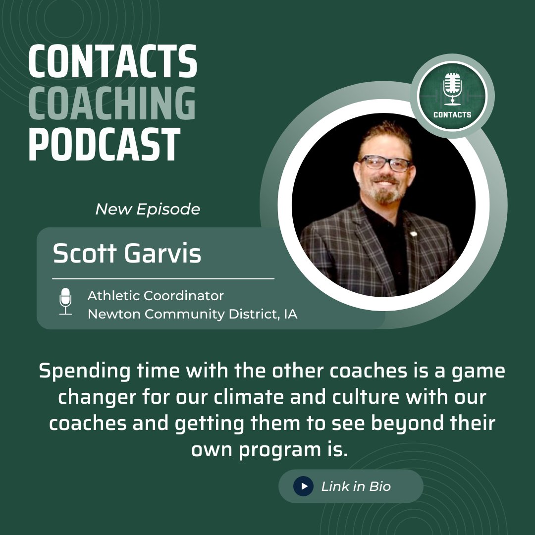🚀 What does it takes to manage successful athletic programs across multiple states? Scott Garvis breaks it down on this week's episode of the Contacts Coaching Podcast. Tune in for a deep dive into coaching strategies, leadership, and more! #Athletics #CoachingLife 🎧 <a href="/PocketAD_/">Scott Garvis C.M.A.A.</a>