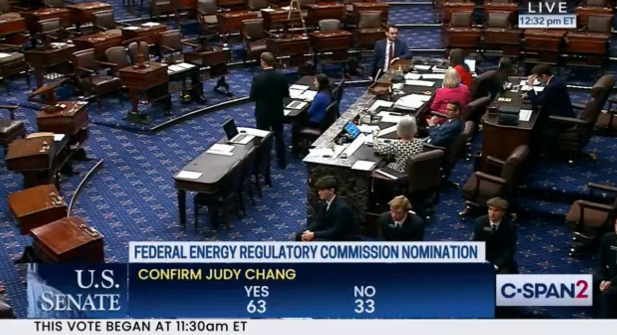 AriPeskoe's tweet image. Congratulations to soon-to-be FERC Commission Judy Chang