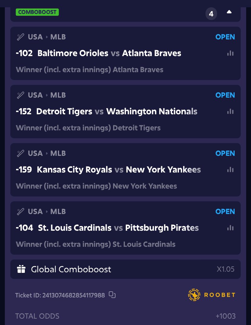 ochoheff's tweet photo. DAYTIME MLB PARLAY GIVEAWAY
$10 to someone if it hits
Like and RT for an entry comment if your tailing ๐บ
MUST FOLLOW ME TO WIN
#SlipGod https://t.co/1yFQPQEZM3