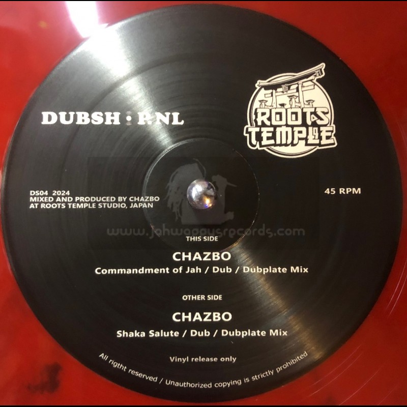 Dubshop.nl Records-12"-Commandment Of Jah / Chazbo + Shaka Salute / Chazbo jahwaggysrecords.com/en/brand-new-1…