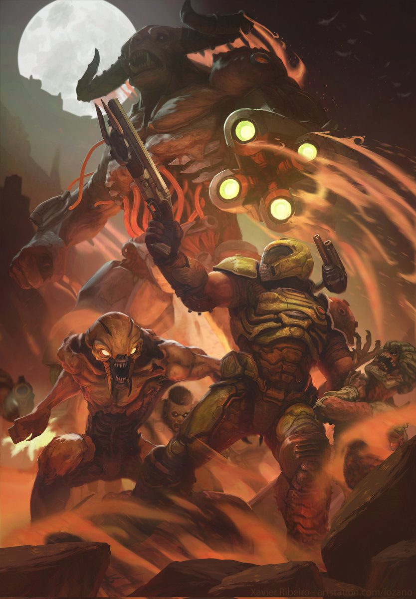 SekaiArts's tweet photo. Doom Eternal

By Xavier R https://t.co/bWal2NICt3