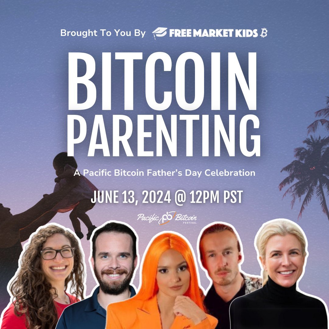 TODAY IS THE DAY! 🥳 12 PM PST / 3PM EST

Join us live along with Dante Cook, Kristin Thompson, Carla, Walker, Pierre Rochard, Morgen Rochard, Lisa Hough, Alex, Brady Swenson, Camila Campton, and Free Market Kids as they share their top lessons on parenting, family finances, and
