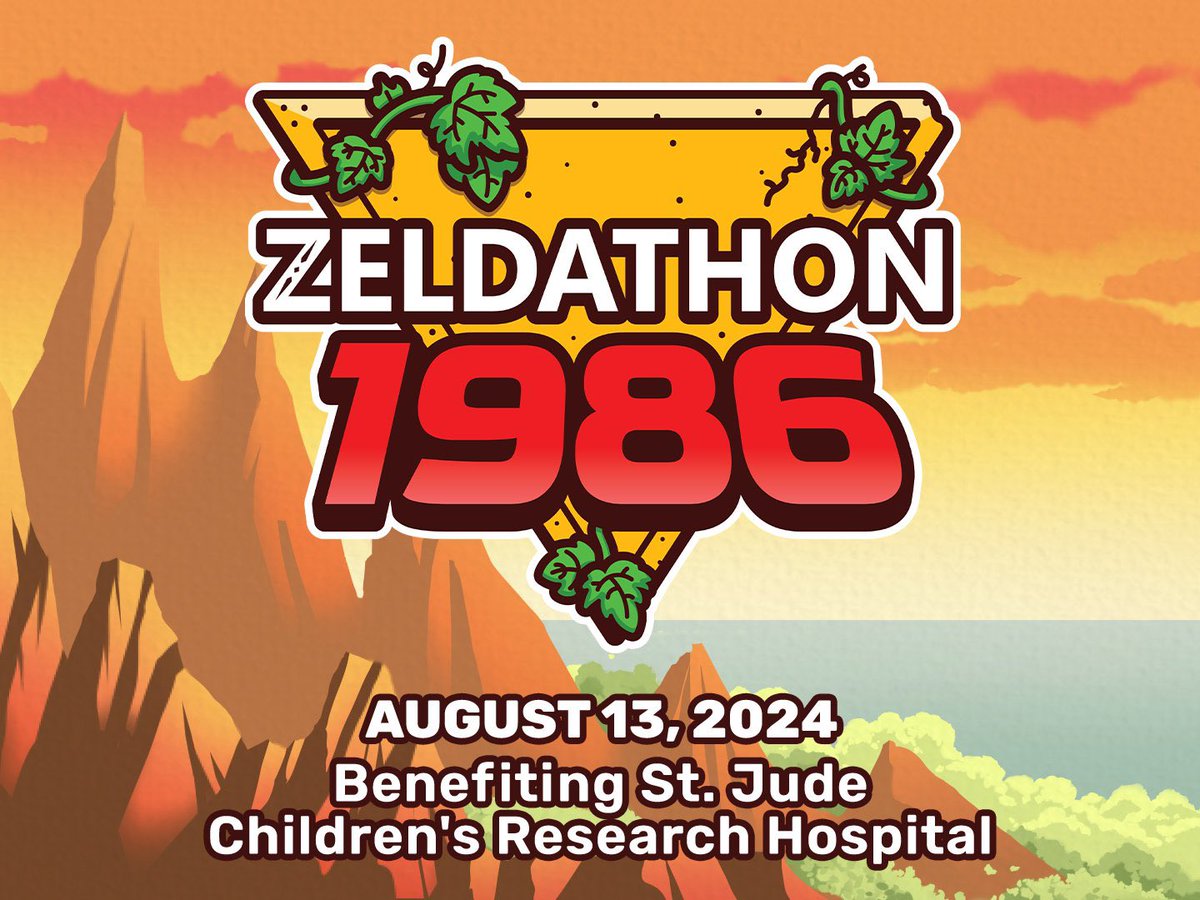 Zeldathon 1986 is officially 2 months away! 

We’re celebrating 10 years of fundraising for <a href="/StJude/">St. Jude</a> with this event, and we can’t wait to show off what the team is planning ❤️