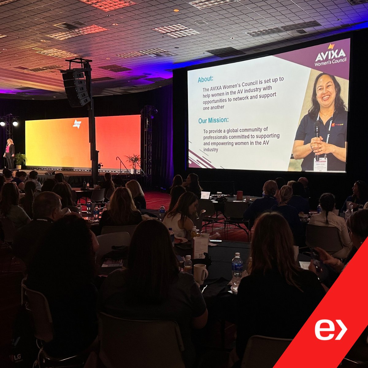 AlmoProAV's tweet image. Enjoying breakfast and networking at @Avixa Women’’s Council annual Women’s Breakfast with keynote speaker Danielle Fienberg of PiXAR Studios.  #AVIXAWomen

#TeamExertisAlmo with @Airtame