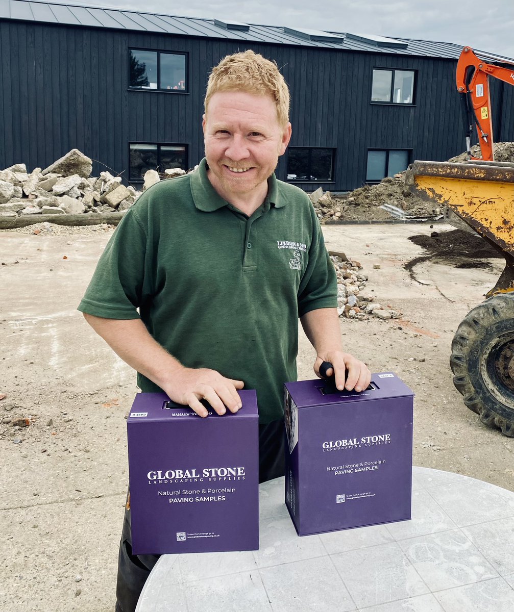Great to see you yesterday Mike <a href="/tperrinandsons/">T Perrin & Sons</a> !!! Lovely to see you smiling and back on form 😊 
Have you signed up to the free #GlobalRewardsClub and picked up your free sample cases??? 
If you need any help just shout!! <a href="/GlobalPaving/">Global Stone Paving</a>