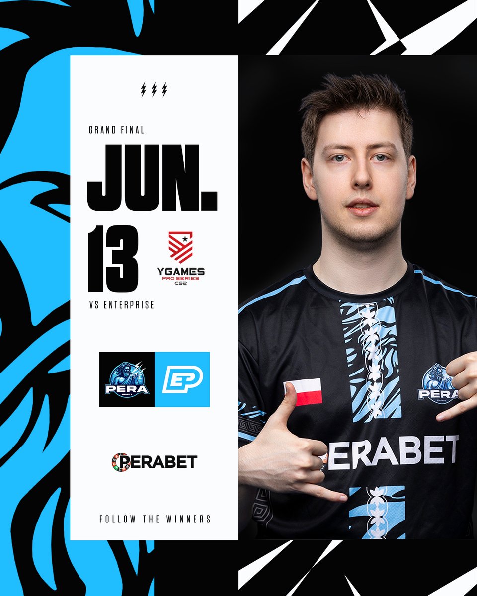 PeraEsports's tweet photo. We are going to the final match of YGames Pro Series 2024! #PERAARMY⚡️
⚔️ @enterprise_esp
🗺️ BO5
⌚️ 20:00CET
📺 https://t.co/u4HuXwe41V https://t.co/2nw6C2OzJq