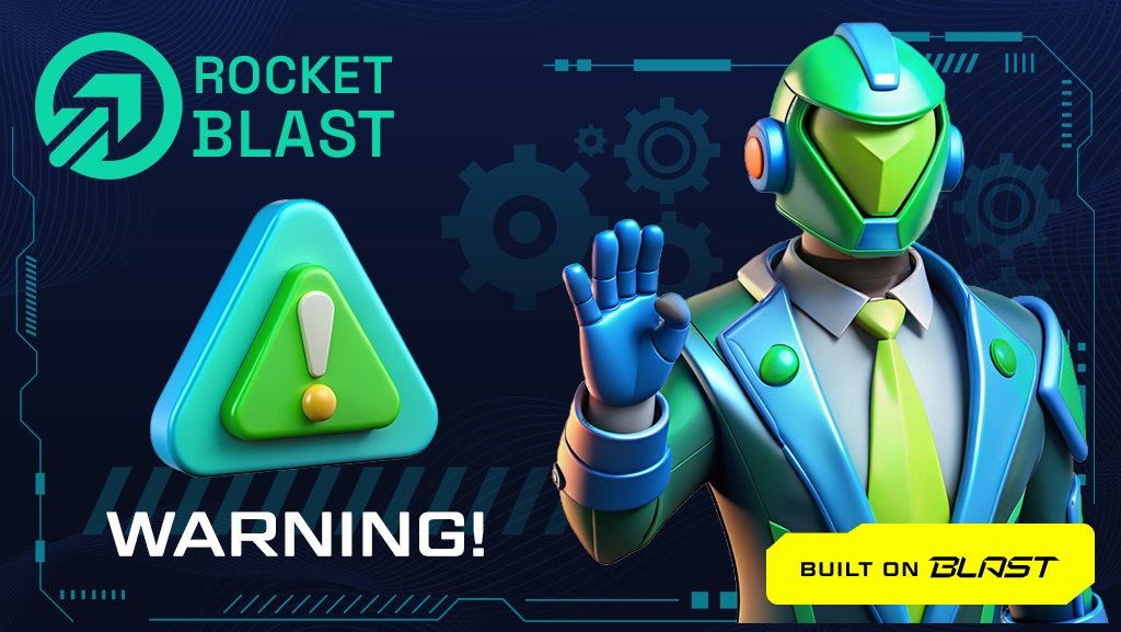 RocketBlast_bot's tweet photo. ❗️❗️❗️ATTENTION!❗️❗️❗️

Do not store amounts more than $100 on the bot balance, withdraw them to your wallet to avoid theft by third parties

➖⚡️➖⚡️➖⚡️➖

#rocketblast team https://t.co/iVoWMkyDKe