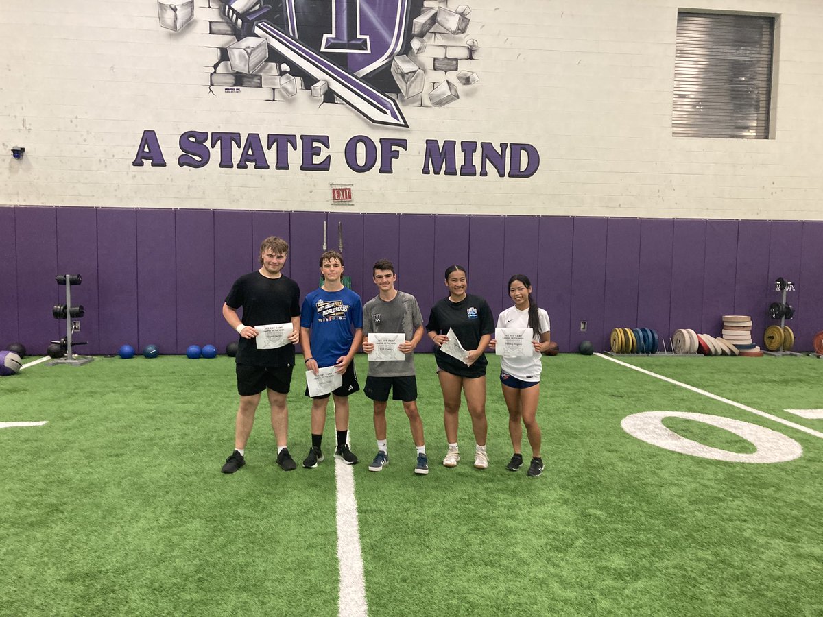 IHSStrength's tweet image. Week 3 of Indy SAC Camp in the books. Another great week, keep stacking days & congratulations to this weeks Campers of the week! #IndyStrong