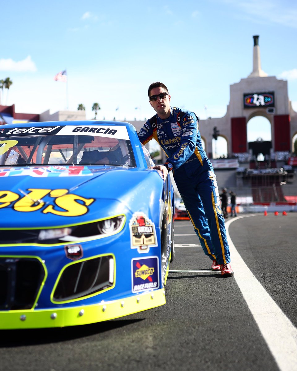 nascarclash's tweet photo. Having the @NASCARMex Series with us at the #BuschLightClash was such a treat! https://t.co/ehv6Qg8cGY