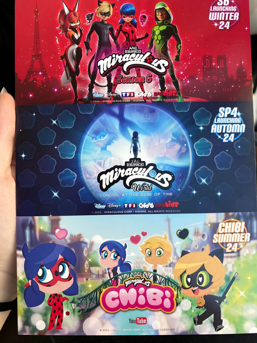 NEWS 🚨🚨🚨
🌏⚡️New official poster for Season 6 &amp; updated release dates:

🐞 Season 6 - Winter 2024! 🌏
🐞 ‘Miraculous World: London’ - Automn 2024! 🇬🇧
🐞 New episode(s) of Miraculous Chibi - Summer 2024! 🎬

#MLBS6Spoilers #MiraculousLondon #MiraculousChibi #MiraculousNews