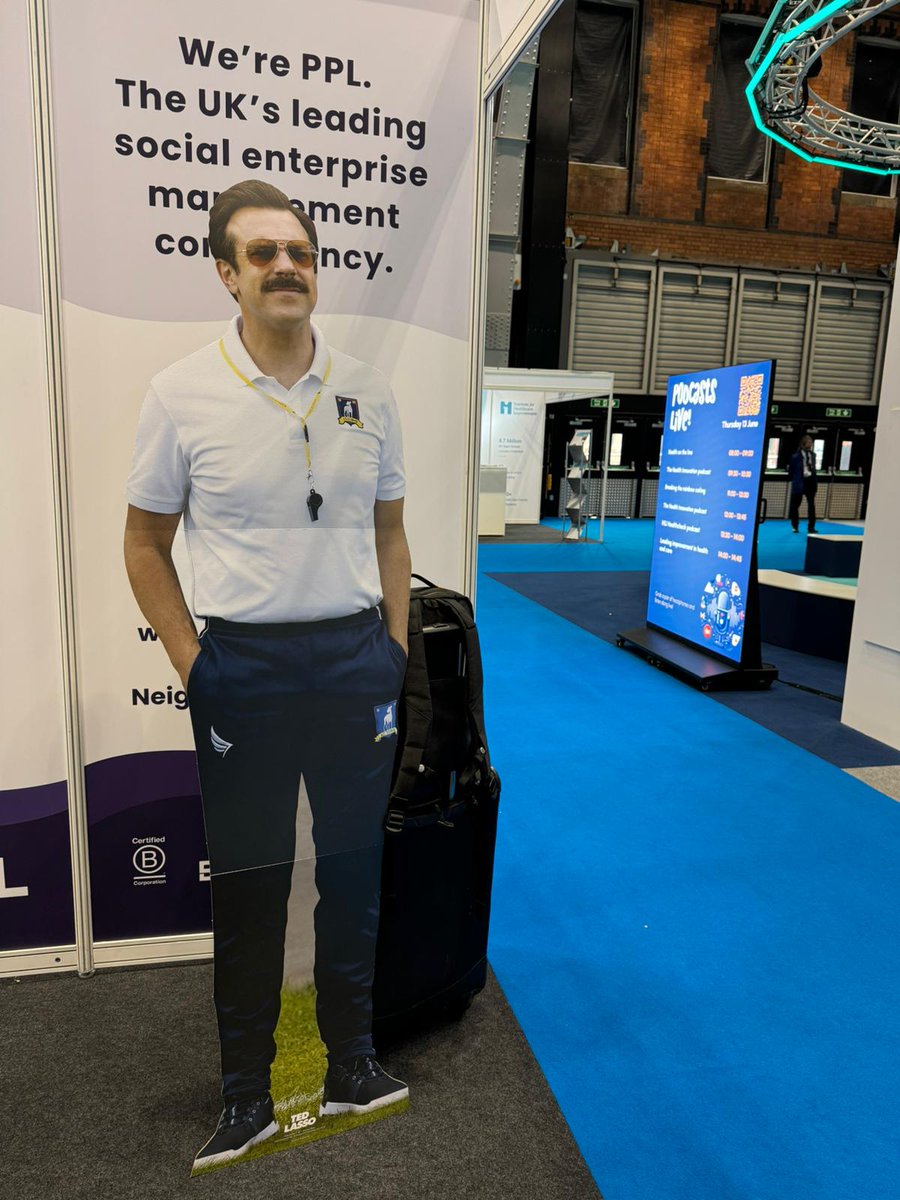 PPL (@pplthinks) on Twitter photo That's a wrap on this year's <a href="/ConfedExpo/">NHS ConfedExpo</a>! It's been a pleasure to meet so many people, and speak about our work with Integrated Neighbourhood Teams and Virtual Wards implementation & evaluation.
Farewell from the PPL team (and Ted Lasso!) That's a wrap on this year's <a href="/ConfedExpo/">NHS ConfedExpo</a>! It's been a pleasure to meet so many people, and speak about our work with Integrated Neighbourhood Teams and Virtual Wards implementation & evaluation.
Farewell from the PPL team (and Ted Lasso!)