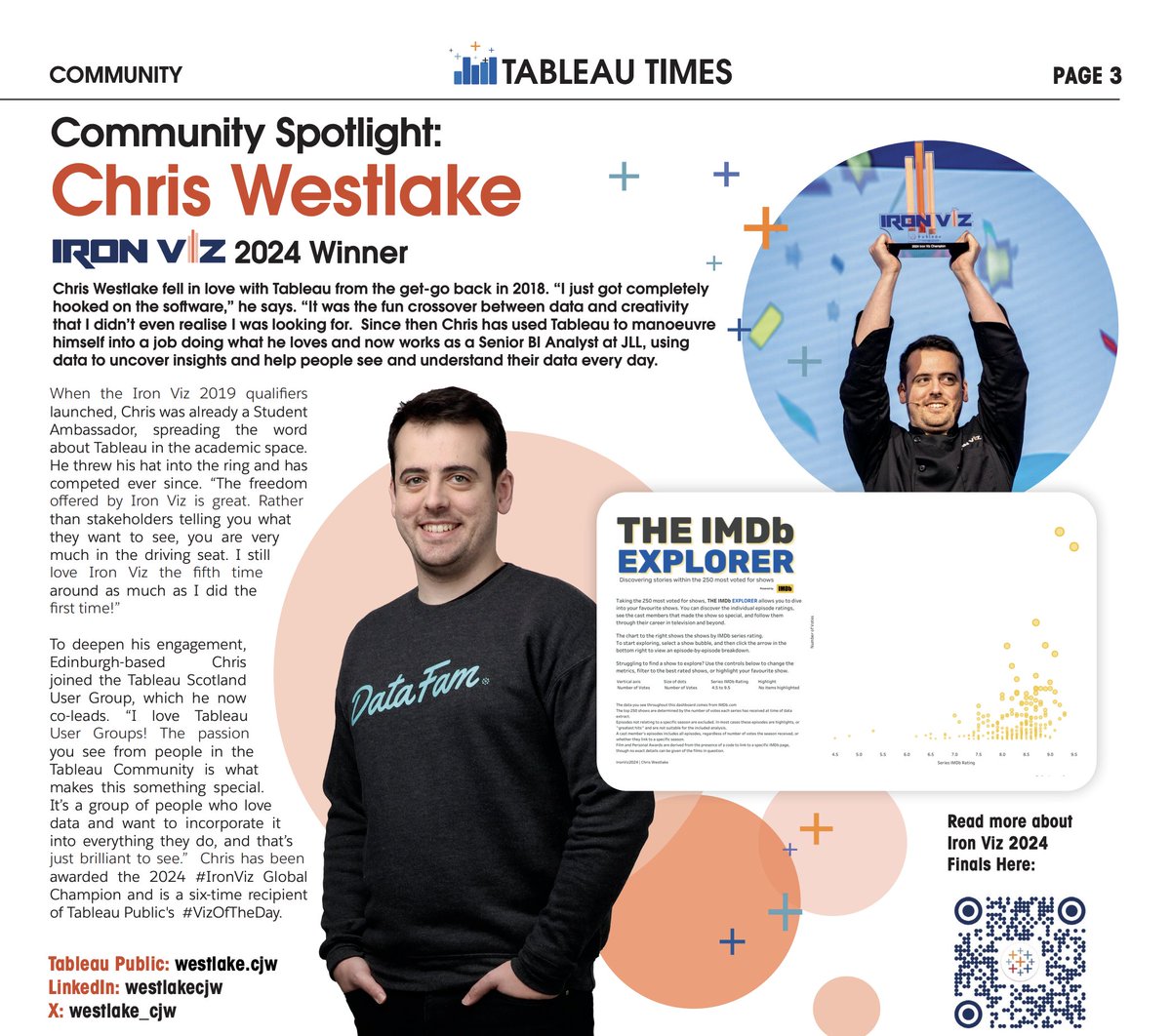 tableau's tweet photo. #TableauTimes World Tour London Edition 🇬🇧 covers all the latest—from #IronViz Champion to Einstein Copilot for Tableau.

Plus, get your pencils out for the Tableau Times Crossword: https://t.co/CbmCEaYYI7 https://t.co/MgIpMp94As