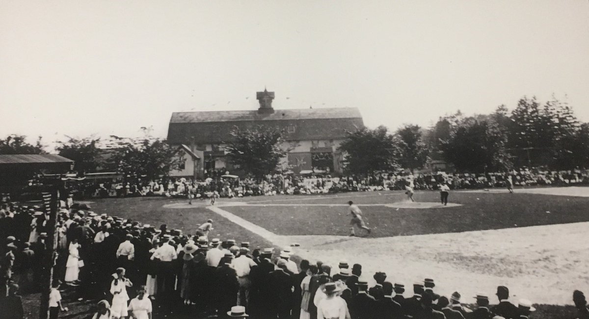 Smittiebaseball's tweet photo. Noyes Park, Sherrill, NY, 1919 https://t.co/X80xnsRJBK