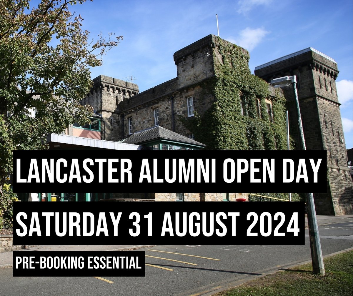 CumbriaUni's tweet photo. Help us celebrate the 60th anniversary of our Lancaster campus at our ‘Lancaster Alumni Open Day’ on Saturday 31 August 2024 for Lancaster graduates &amp; former staff. You can even stay in Waddell Hall!  

Pre-booking is essential!

More info &amp; booking here: https://t.co/u0A2L23s5d https://t.co/7iGVDAsj0C