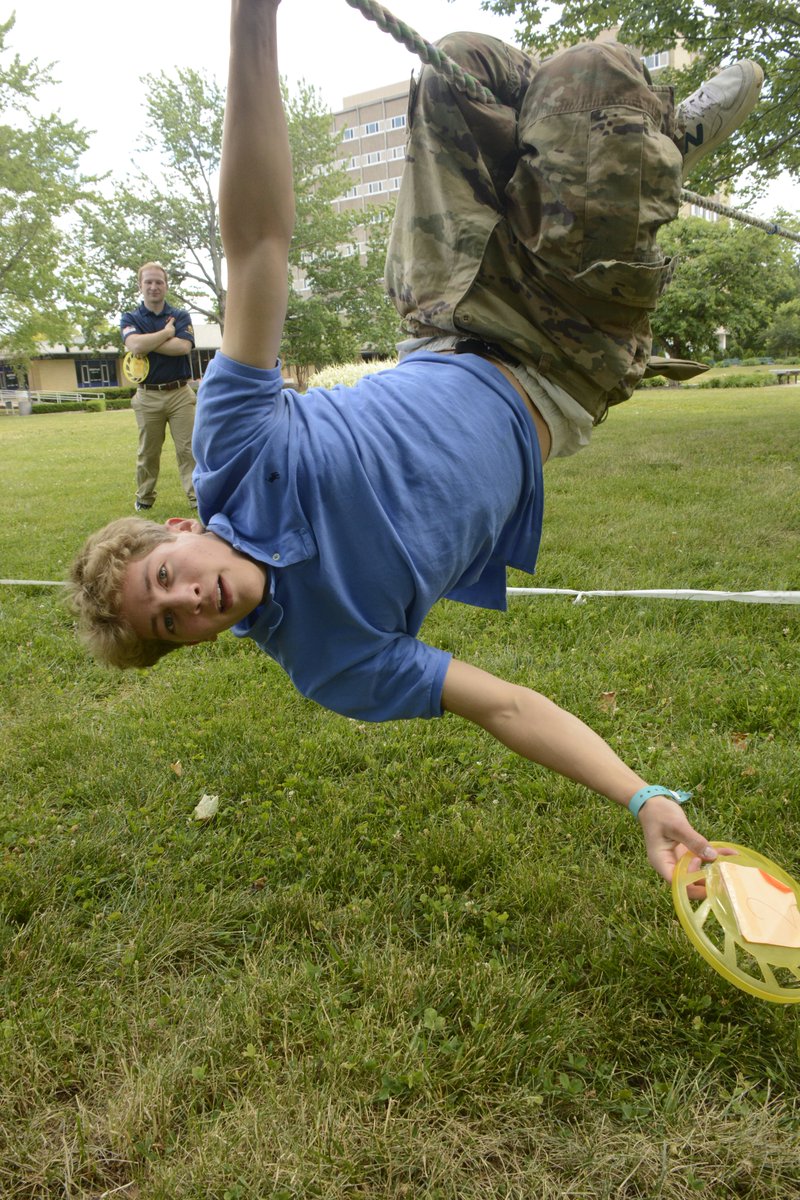 Citizens got the chance to participate in the Leadership Reaction Course put on by the EIU and U of I ROTC