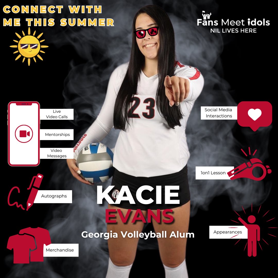 FansMeetIdols's tweet photo. Connect with me this Summer! @kacieevans_ 

✅Social Media Interactions
✅Video Messages
✅Autographs
... And More!

Shop here: https://t.co/aLZPfr0XcQ https://t.co/LzkB9xF2gf