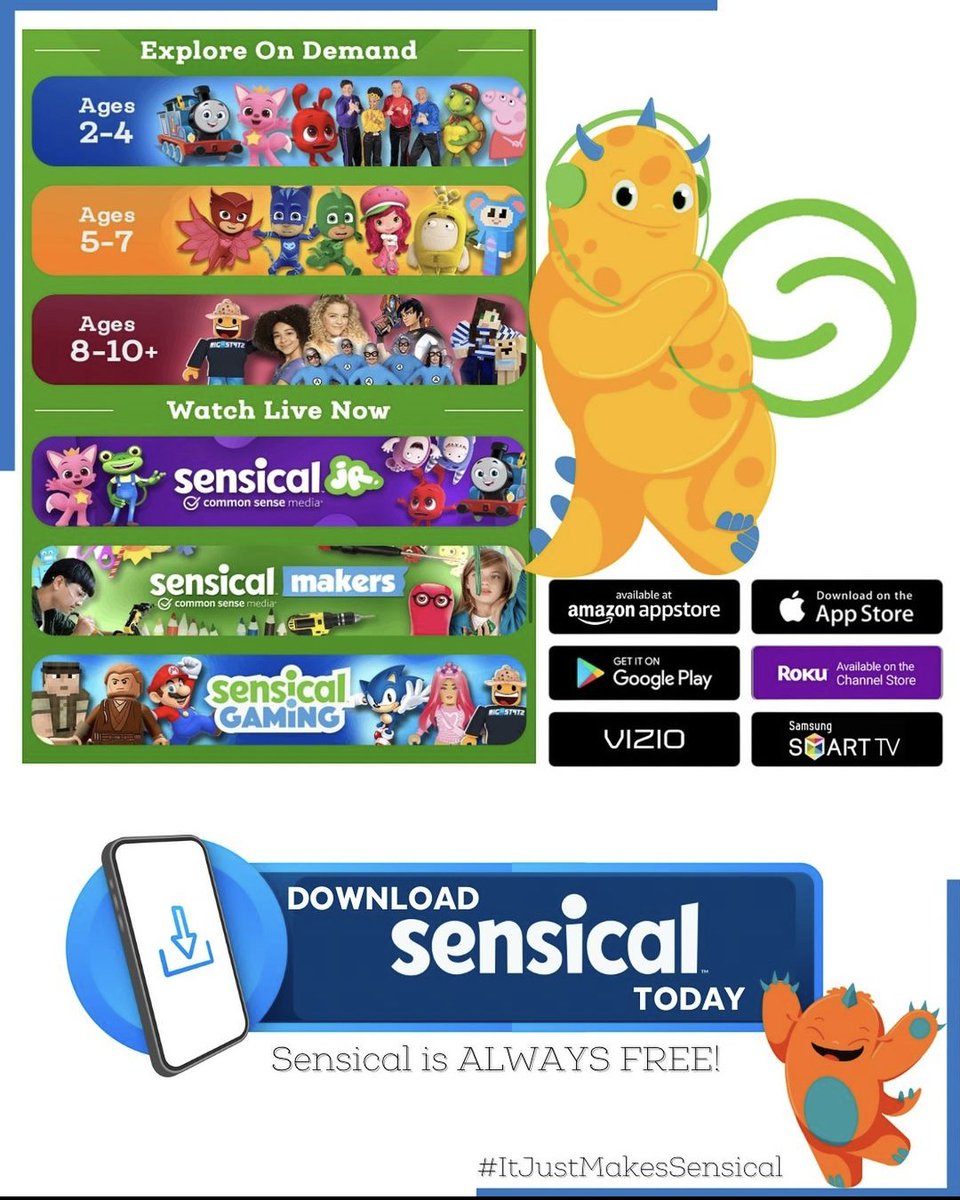 fizzyslunchlab's tweet photo. #DidYouKnow that you can stream every Fizzy's Lunch Lab episode on @sensicaltv AND catch all of Corporal Cup's Food Camp recipes on the Sensical Makers channel? 🚀 https://t.co/wcCuA1fgWq https://t.co/JPRhD27jMm