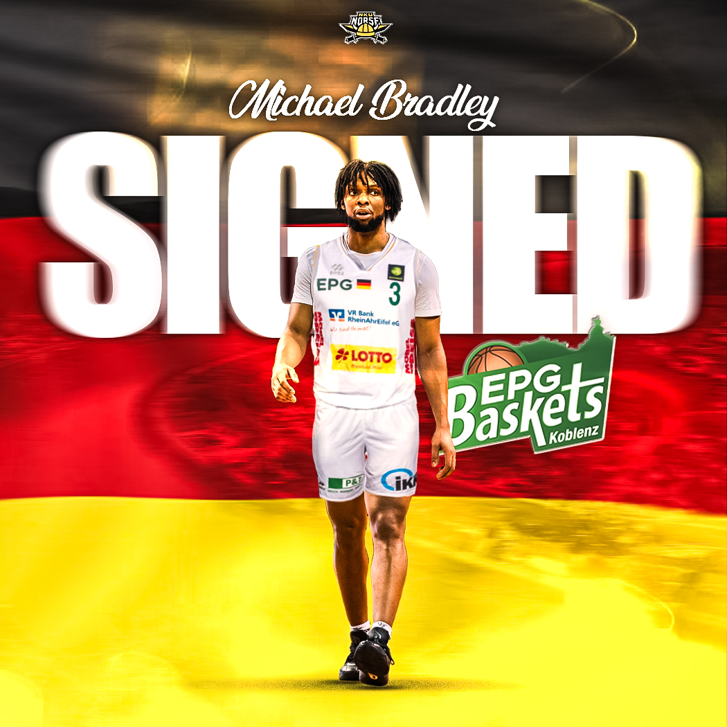 𝐎𝐔𝐑 𝐆𝐔𝐘 is going 𝐏𝐑𝐎 🤩

Big congrats to <a href="/m1chaelbradley/">Michael</a> on inking his first professional deal with EPG Baskets Koblenz of the German ProA League 👏

📰 - bit.ly/4b4sPmi

<a href="/NKUNorse/">Northern Kentucky Athletics</a> | #NorseUp