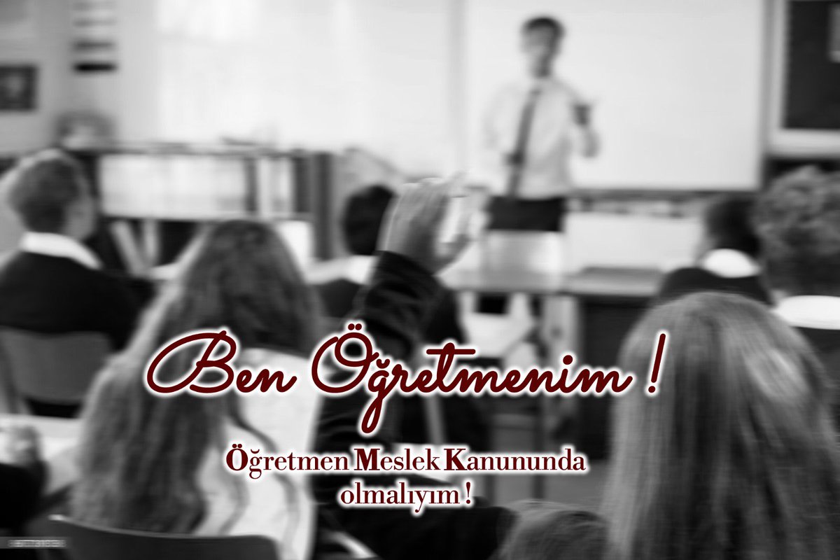 Dursunyurukcu's tweet photo. @HaberturkTV @fevzickr Ben Öğretmenim❗️

Öğretmen Meslek Kanunu TÜM  eğitimcilerin, öğretmenlerin kanunu olmalıdır..

#OMKEgitimcileriBolmesin

@Yusuf__Tekin 
@fevzickr https://t.co/POqdJOLsGF