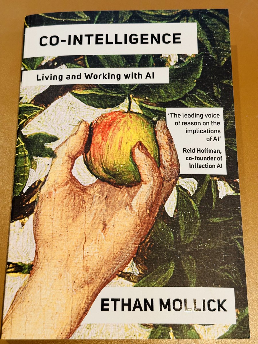 Highly recommended. ⁦<a href="/emollick/">Ethan Mollick</a>⁩ is one of the most thoughtful intellectuals on the topic and his read of the technology is one of the best I’ve seen at the moment.