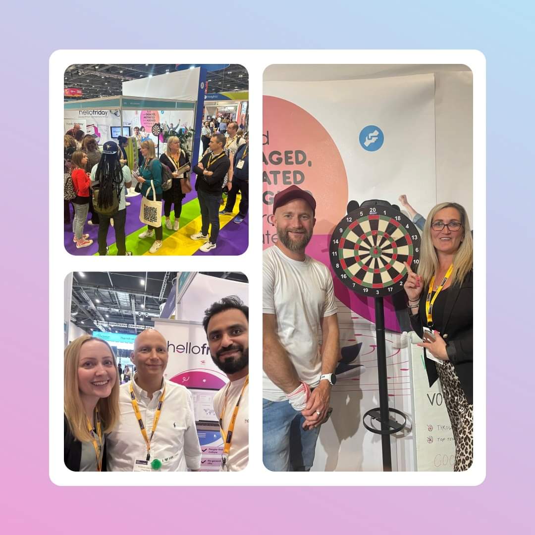 ✨ At the CIPD #FestivalofWork, we experienced two days packed with energy and fantastic conversations! ✨

Team #helloFriday was at stand H20 and had an amazing time connecting with industry experts and sharing our vision for the future of work.

#CIPD #Networking #HREvent