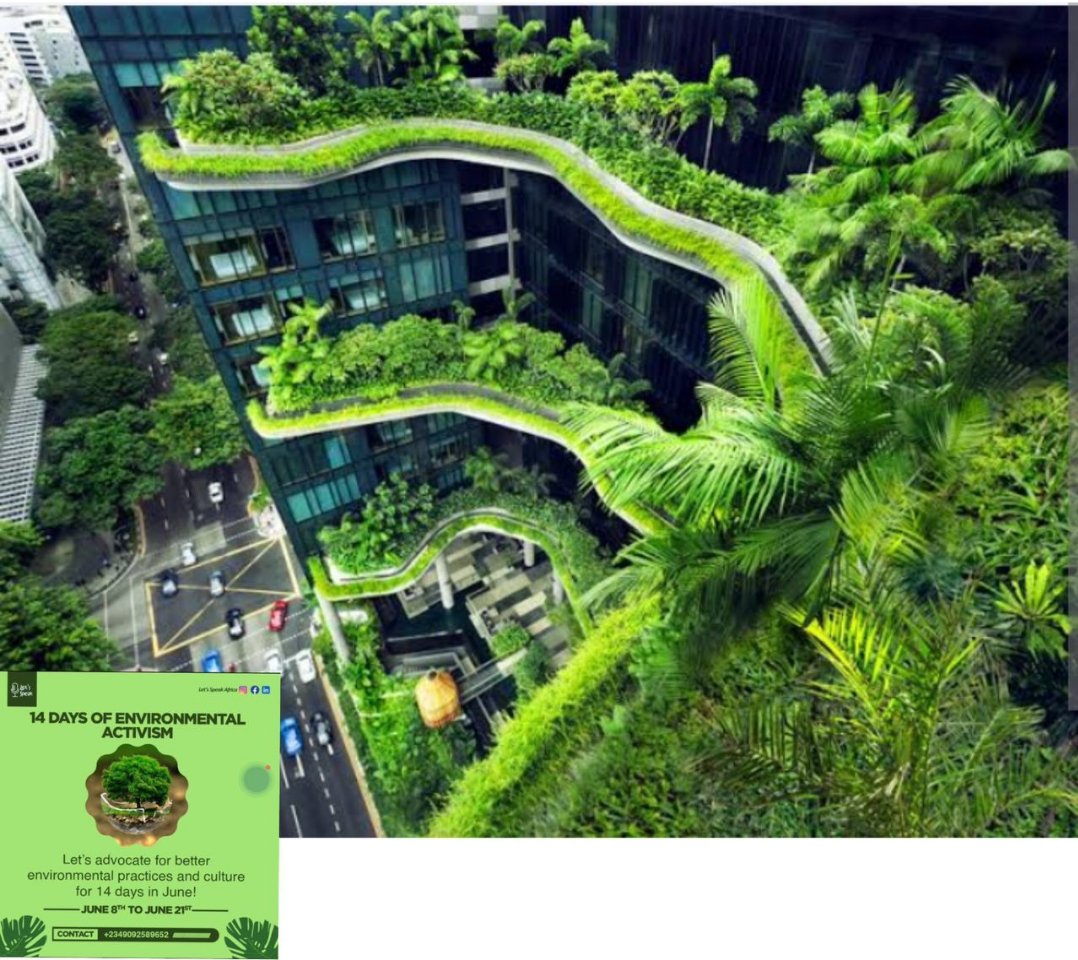 IdaraUmoh18's tweet photo. 🌳🌇 
  Trees, parks, and urban gardens are essential not just for beauty, but for our well-being and the planet's health.  Together, we can create healthier, happier cities for generations to come. 🌿💚 
#14daysofenvironmentalactivism
#letsspeakafrica https://t.co/5mVVURtc4L