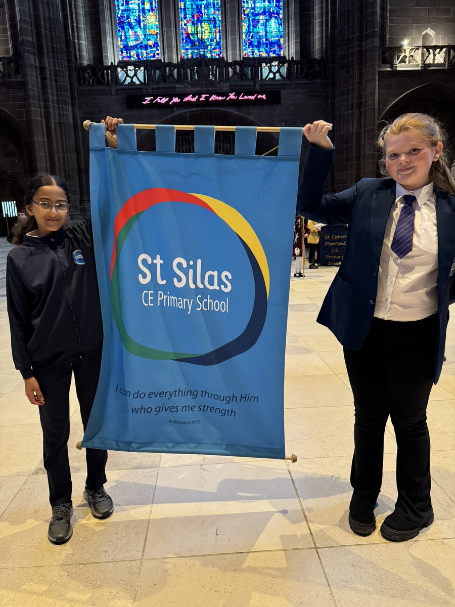 stsilasschool's tweet photo. We’re so proud of our Year 6s. They’re preparing to move on to secondary school, and we celebrated them and all their achievements at the annual Liverpool Diocese Leavers Service at the Anglican Cathedral this afternoon. https://t.co/i4nJ7IREcH