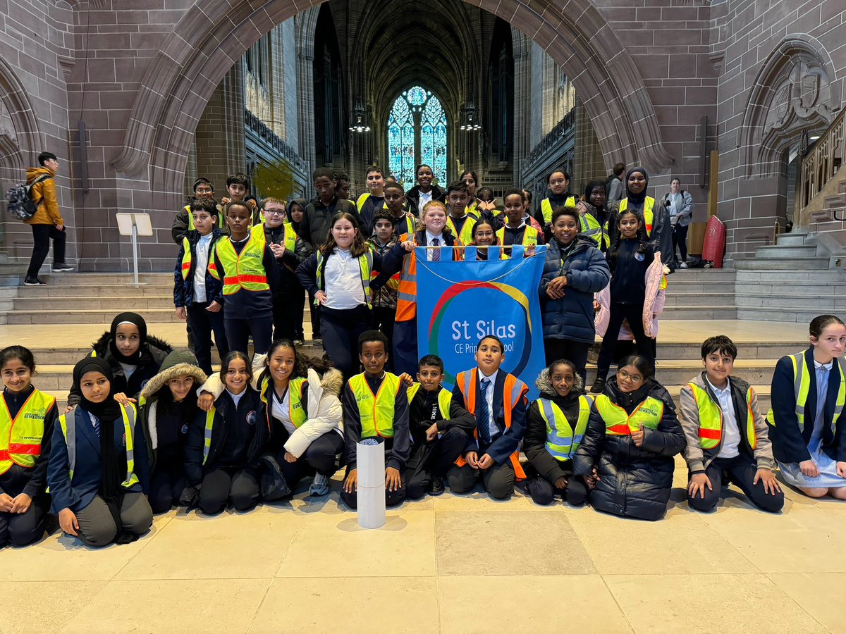 stsilasschool's tweet photo. We’re so proud of our Year 6s. They’re preparing to move on to secondary school, and we celebrated them and all their achievements at the annual Liverpool Diocese Leavers Service at the Anglican Cathedral this afternoon. https://t.co/i4nJ7IREcH